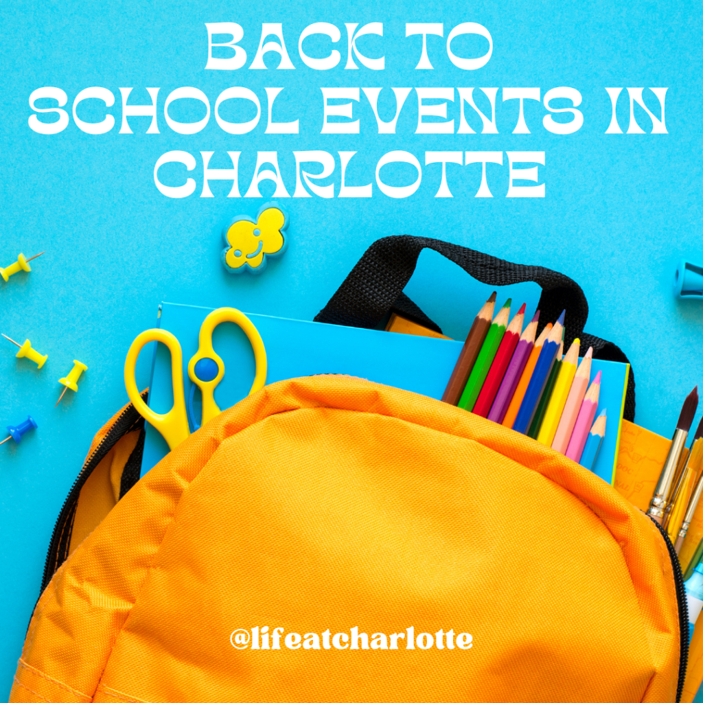 Back to School Events in Charlotte 2021